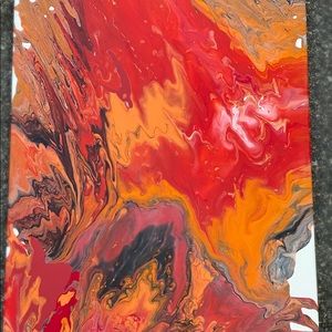 “HEAT OF THE MOMENT” Canvas HANDMADE painting